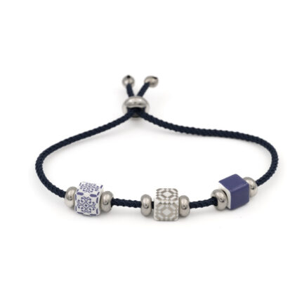 Bracciale ACCIAIO | BASIC | DADINI Ravello, Mosaico, Blu